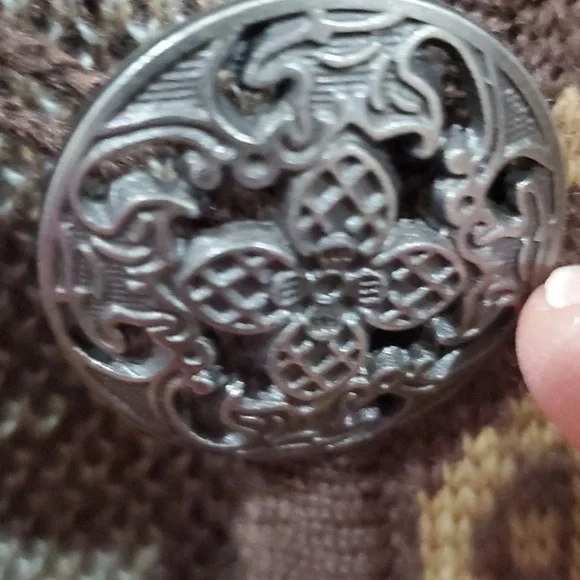 County Clothing Vintage Long Brown Vest Size Large - Picture 4 of 10